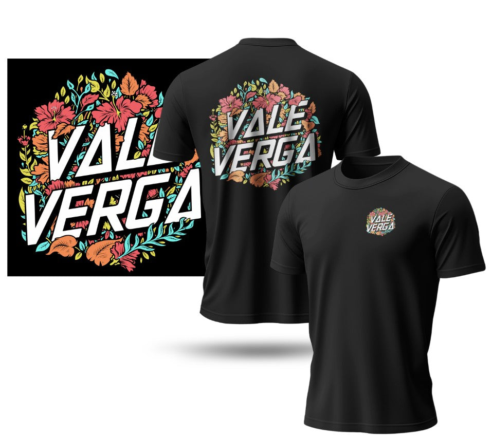 Short Sleeve Vale Verga 100% Cotton T Shirt