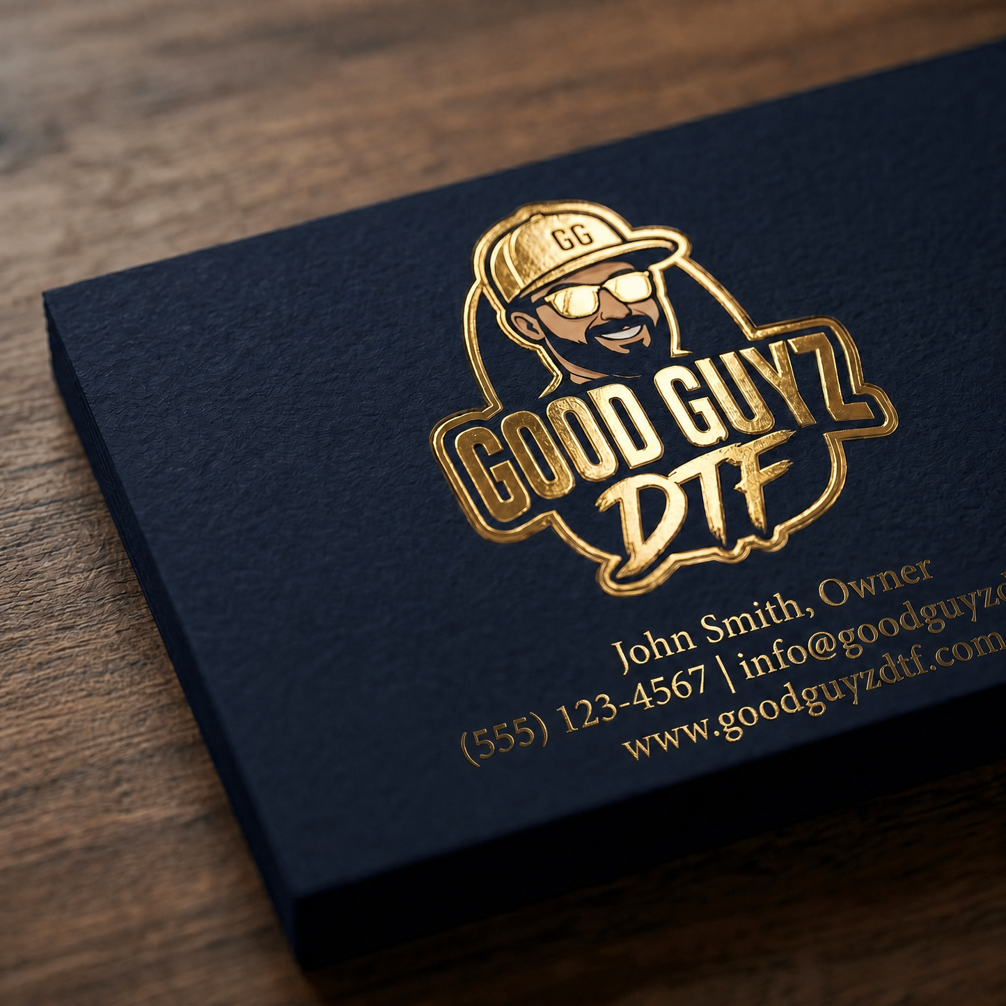 Business Cards – Metallic Foil (Raised)