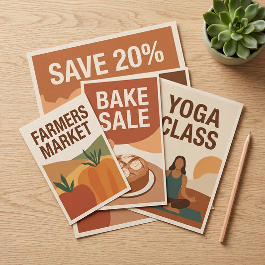 Custom Flyers – Eco Uncoated (80 lb, 30% Recycled)