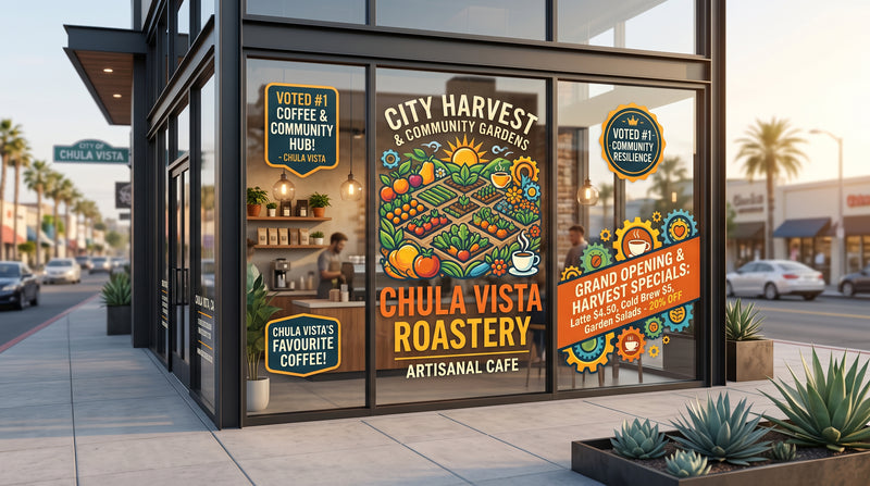 Custom Static Window Cling Printing | Full Color | No Adhesive